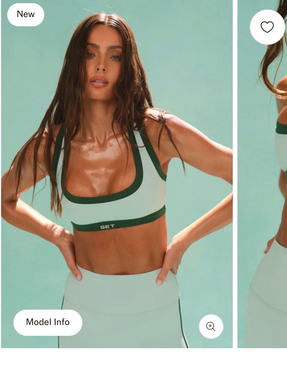 Set Active Sold out Ibiza scoop bra